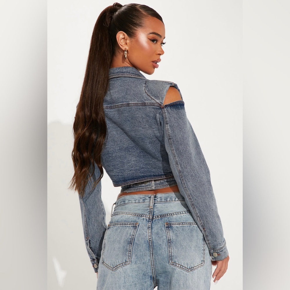 Boujee Scenes Denim Jacket - Size S